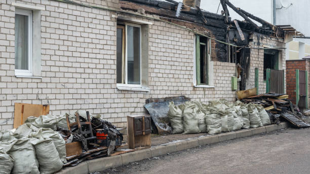 Professional Soot Cleanup technician working in Montrose, PA